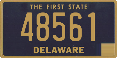 DE license plate 48561