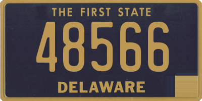 DE license plate 48566