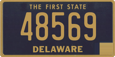 DE license plate 48569