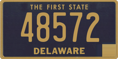 DE license plate 48572