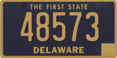 DE license plate 48573