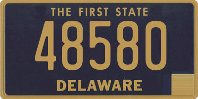 DE license plate 48580
