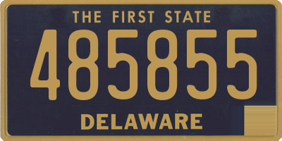 DE license plate 485855