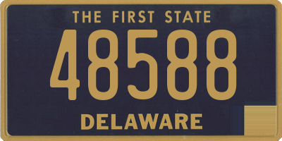 DE license plate 48588