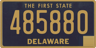 DE license plate 485880