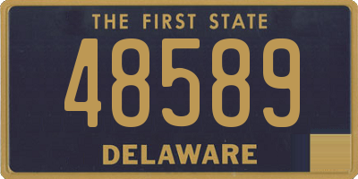 DE license plate 48589