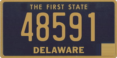 DE license plate 48591