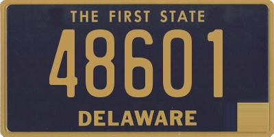 DE license plate 48601