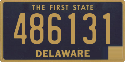 DE license plate 486131
