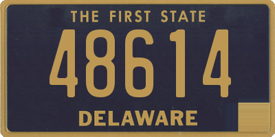 DE license plate 48614