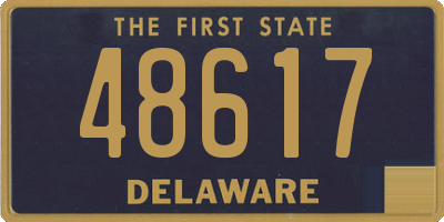 DE license plate 48617