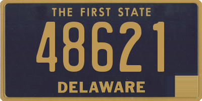 DE license plate 48621