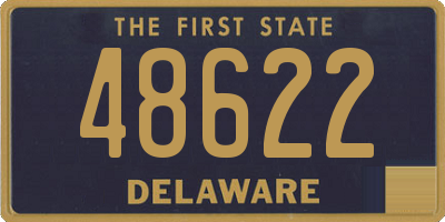 DE license plate 48622