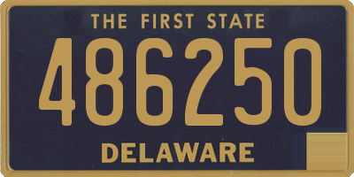 DE license plate 486250