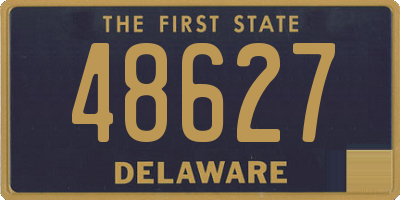 DE license plate 48627