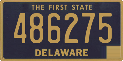 DE license plate 486275