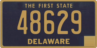 DE license plate 48629