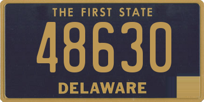 DE license plate 48630