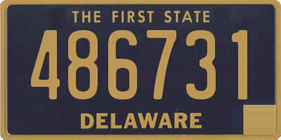 DE license plate 486731