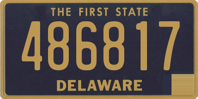 DE license plate 486817