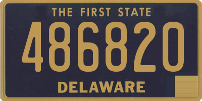 DE license plate 486820