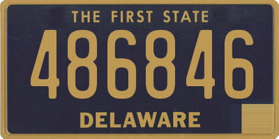DE license plate 486846