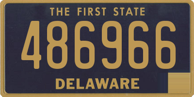 DE license plate 486966