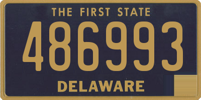 DE license plate 486993