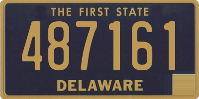 DE license plate 487161
