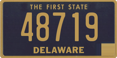 DE license plate 48719