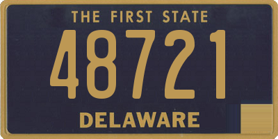 DE license plate 48721