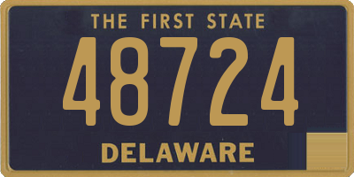 DE license plate 48724