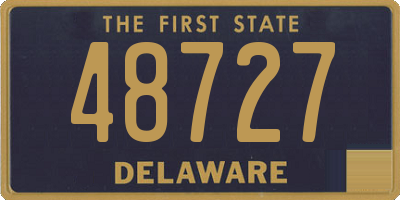 DE license plate 48727