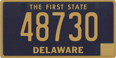 DE license plate 48730