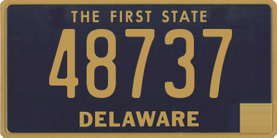 DE license plate 48737