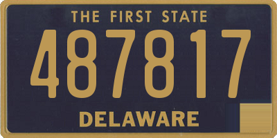 DE license plate 487817