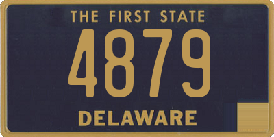 DE license plate 4879