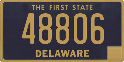 DE license plate 48806