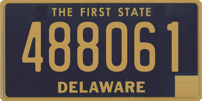DE license plate 488061