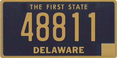 DE license plate 48811