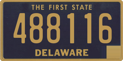 DE license plate 488116