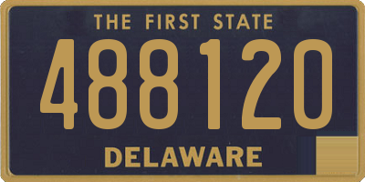 DE license plate 488120