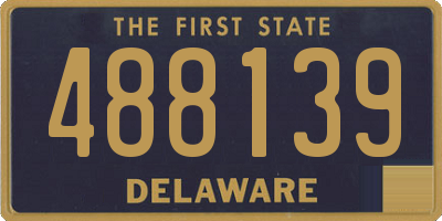 DE license plate 488139