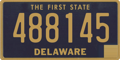 DE license plate 488145