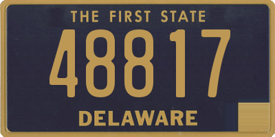 DE license plate 48817