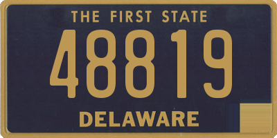 DE license plate 48819