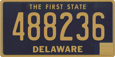 DE license plate 488236