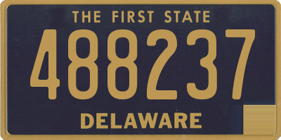 DE license plate 488237