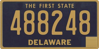 DE license plate 488248