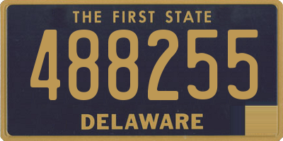DE license plate 488255